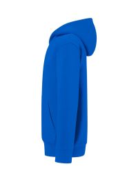 Blaues Kinder Kapuzen-Sweatshirt aus Bio-Baumwolle mit Kängurutasche
